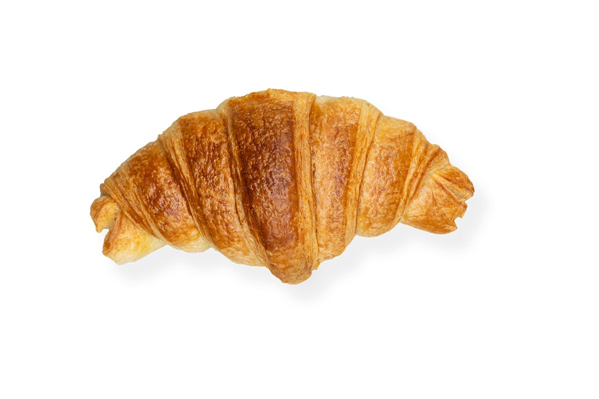 Frisch gebackenes Bio Buttercroissant der Bio Bäckerei Berger aus Reutlingen
