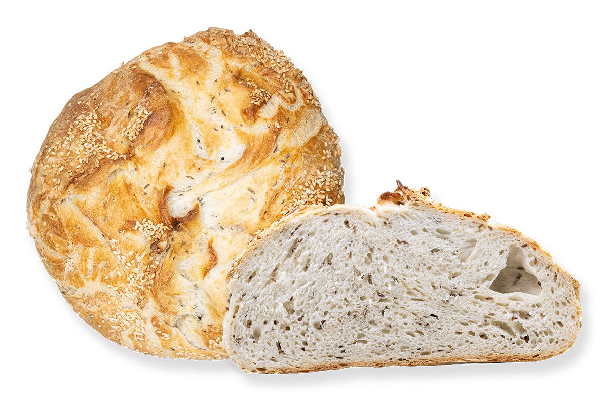 Kimmicher Laib Bioland mit Kümmel frisch gebacken – Biobäcker Berger Reutlingen